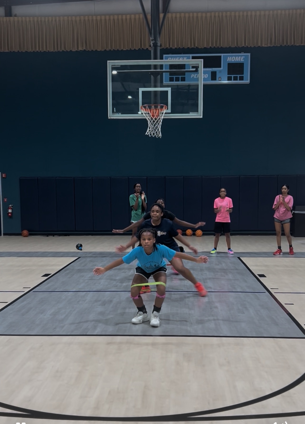 Defense training drill - building intensity and footwork